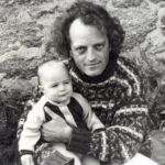 1986 - Île de Hœdic, avec mon fils Louis-Arthur