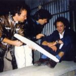 1986, automne, Charleville-Mézières, avec Ernest Pignon-Ernest et Yves Simon