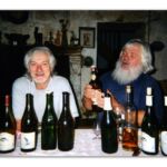 2005, Ripailles à Chaumussay chez Jean-Jack Martin Hagrid notre druide, avec Hugues Auffray