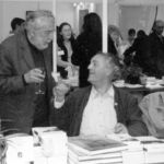 2007, Saumur, Journées nationales du Livre & du Vin, visite d'Alain Robbe-Grillet2